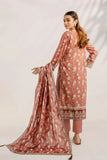 3PC Printed stitched Lawn Suit KLA-3307 - Printed - KHAS STORES US - 3PC Printed stitched Lawn Suit KLA-3307 
