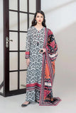3PC Printed stitched Lawn Suit KLA-3403 - Printed - KHAS STORES US -  