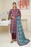 3PC Printed stitched Lawn Suit KLA-3488