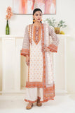 3PC Printed stitched Lawn Suit KLA-3490 - Printed - KHAS STORES US -  