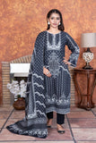 3PC Printed stitched Lawn Suit KLA-3493 - Printed - KHAS STORES US - 3PC Printed stitched Lawn Suit KLA-3493 