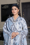 3PC Printed stitched Linen Suit KKT-3690 Embroidered KHAS STORES 