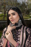 3PC Printed stitched Linen Suit KKT-3691 Embroidered KHAS STORES 