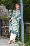 3PC Printed stitched Linen Suit KKT-3693 Embroidered KHAS STORES 