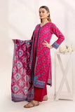 3PC Printed stitched Lawn Suit KLA-3300 - Printed - KHAS STORES US - 3PC Printed stitched Lawn Suit KLA-3300 