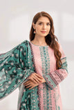 3PC Printed Unstitched Lawn Suit KLA-3304 Printed KHAS STORES 