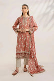 3PC Printed Unstitched Lawn Suit KLA-3307 Printed KHAS STORES 