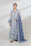 3PC Printed stitched Lawn Suit KLA-3401