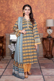 3PC Printed stitched Lawn Suit KLA-3405