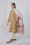 3PC Stitched Embroidered Lawn Suit KL-RTW-3073 -  - KHAS STORES US - 3PC Stitched Embroidered Lawn Suit KL-RTW-3073 