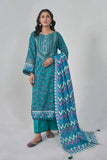3PC Stitched Embroidered Lawn Suit KL-RTW-3075 -  - KHAS STORES US -  