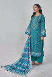 3PC Stitched Embroidered Lawn Suit KL-RTW-3075 -  - KHAS STORES US -  