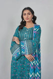 3PC Stitched Embroidered Lawn Suit KL-RTW-3075 -  - KHAS STORES US -  