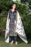 3PC Stitched Embroidered Linen Suit RTW-KLE-3534