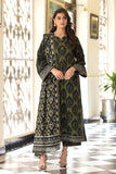 3PC Stitched Printed Linen Suit A-01 Embroidered KHAS STORES 