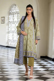 3PC Stitched Printed Linen Suit A-04 Embroidered KHAS STORES 
