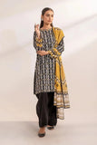 3PC Stitched Printed Linen Suit A-13 Embroidered KHAS STORES 