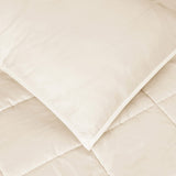 Comforter 3pcs Set - All Season Reversible Comforter with 1 Pillow Shams, Soft Breathable Microfiber Bedding Set, All Season Lightweight Comforter Beige - Polycotton - KHAS STORES US - Comforter 3pcs Set - All Season Reversible Comforter with 1 Pillow Shams, Soft Breathable Microfiber Bedding Set, All Season Lightweight Comforter Beige 