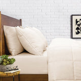 Comforter 3pcs Set - All Season Reversible Comforter with 1 Pillow Shams, Soft Breathable Microfiber Bedding Set, All Season Lightweight Comforter Beige - Polycotton - KHAS STORES US - Comforter 3pcs Set - All Season Reversible Comforter with 1 Pillow Shams, Soft Breathable Microfiber Bedding Set, All Season Lightweight Comforter Beige 