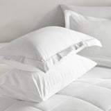 Comforter Set 5 pcs all Season Ultra-Soft Lightweight Microfiber Comforter - White - Polyester - KHAS STORES US - Microfiber Comforter Set Rainforest | Pillowcases | King, Queen & Twin 