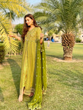 JAHANARA CHIFFON STITCHED KALIDAR FROCK) Chiffon Collection KHAS STORES US 