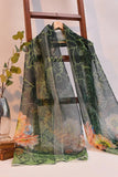 Organza Dupatta KCC-1472 - Embroidered - KHAS STORES US -  