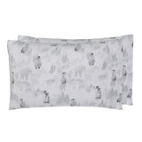 Sleepdown 100% Cotton 160 GSM Flannel Sheet Set - Penguin - Flannel Sheet Set - KHAS STORES US - Sleepdown 100% Cotton 160 GSM Flannel Sheet Set - Penguin 