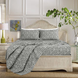 Sleepdown 100% Cotton bed Sheets set Leopard Gray - Polycotton - KHAS STORES US - Sleepdown 100% Cotton bed Sheets set Leopard Gray 