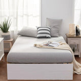 Sleepdown 4 Piece Jersey Sheet Set - Light Grey KHAS STORES US 