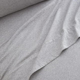 Sleepdown 4 Piece Jersey Sheet Set - Light Grey KHAS STORES US 