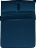 Sleepdown 4 Piece Jersey Sheet Set - Navy KHAS STORES US 