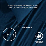 Sleepdown 4 Piece Jersey Sheet Set - Navy KHAS STORES US 