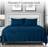 Sleepdown 4 Piece Jersey Sheet Set - Navy KHAS STORES US 