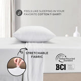 Sleepdown 4 Piece Jersey Sheet Set - White KHAS STORES US 