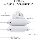 Sleepdown 4 Piece Jersey Sheet Set - White KHAS STORES US 