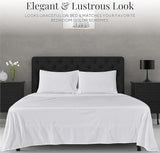 Sleepdown 4 Piece Jersey Sheet Set - White KHAS STORES US 