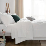 Sleepdown 5 Piece Bed in a Bag Twin Comforter Set with Sheets - White KHAS STORES US 