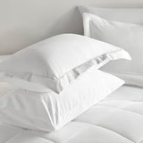 Sleepdown 5 Piece Bed in a Bag Twin Comforter Set with Sheets - White KHAS STORES US 