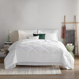 Sleepdown 5 Piece Bed in a Bag Twin Comforter Set with Sheets - White KHAS STORES US 