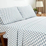Sleepdown Cotton Bed Sheet Set - Mandalas Blue KHAS STORES US 