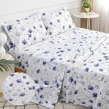 Sleepdown T-144 Cotton Bed Sheet Set - Lavender
