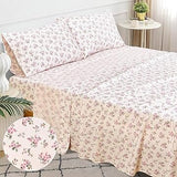 Sleepdown T-144 Cotton Bed Sheet Set - Sweet Ditsy Floral -  - KHAS STORES US -  