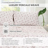 Sleepdown T-144 Cotton Bed Sheet Set - Sweet Ditsy Floral -  - KHAS STORES US -  