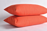 100% Cotton Pillowcases - Orange - Pillowcase