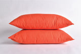 100% Cotton Pillowcases - Orange - Pillowcase