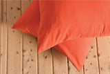 100% Cotton Pillowcases - Orange
