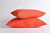 100% Cotton Pillowcases - Orange - Pillowcase