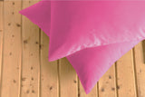100% Cotton Sateen Pillowcases - Fucia Pink
