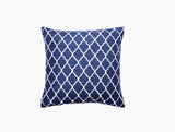 100% Microfiber Comforter Set 5-Pcs - Geo Navy - Polyester