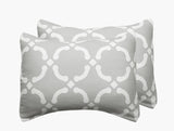 100% Microfiber Comforter Set 5-Pcs - Geo Grey - Polyester